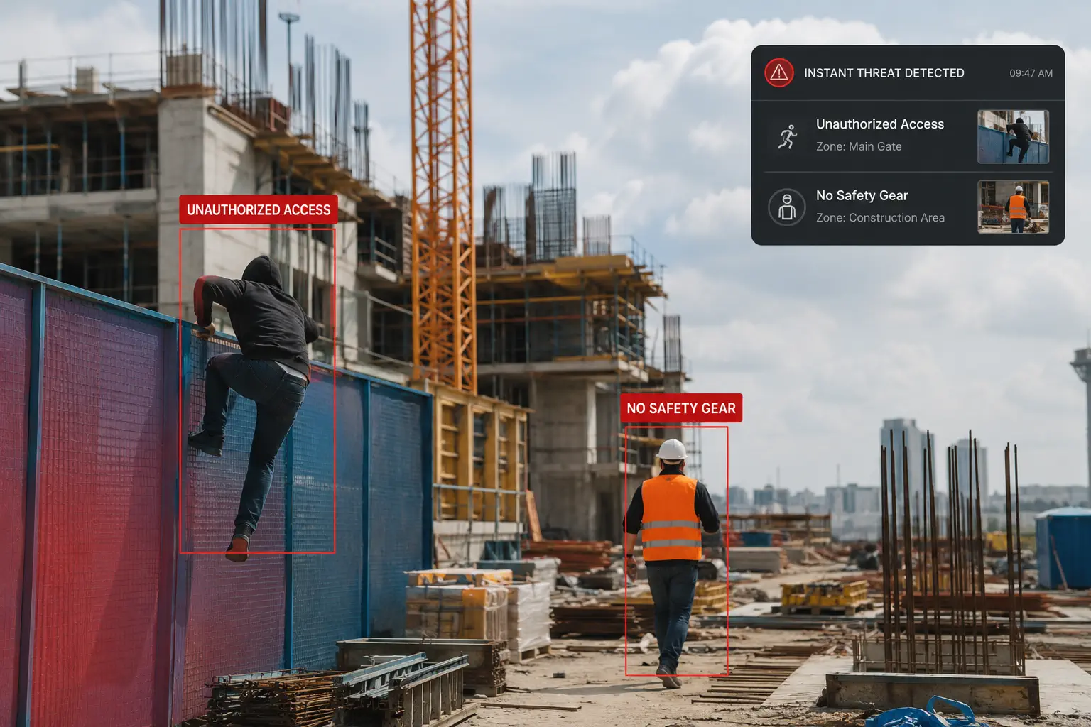 AI threat detection dashboard